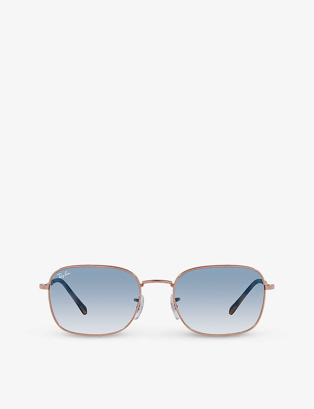 Ray Ban Sunglasses Unisex Rb3706 - Rose Gold Frame Blue Lenses 54-20