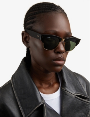 RAY-BAN: RB0316S Mega Clubmaster square-frame branded-arm acetate sunglasses