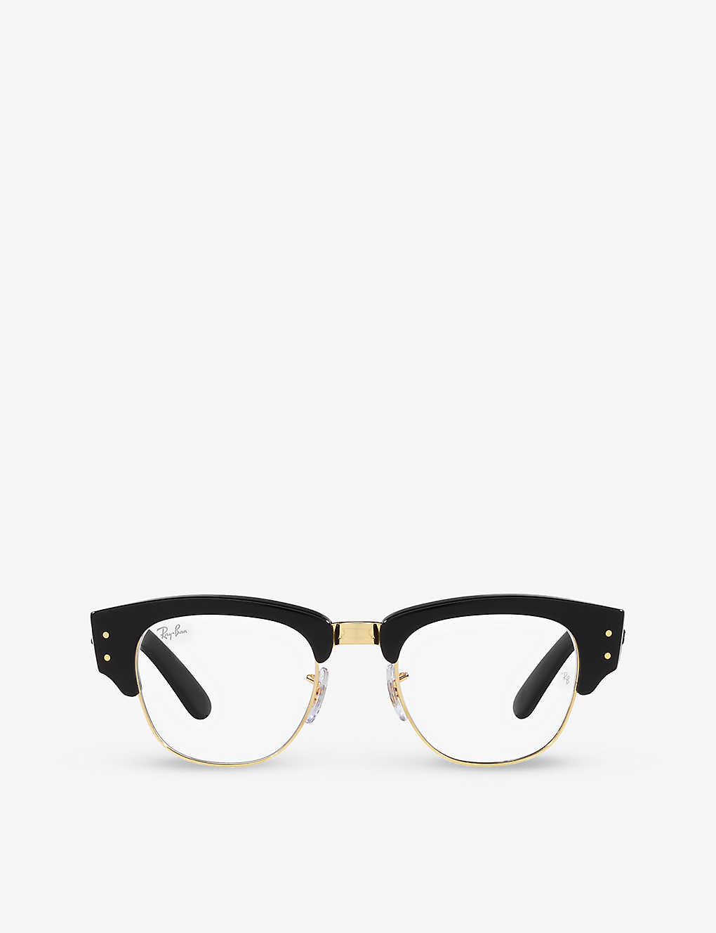 Ray Ban Ray In Black_on_gold_clear_blue