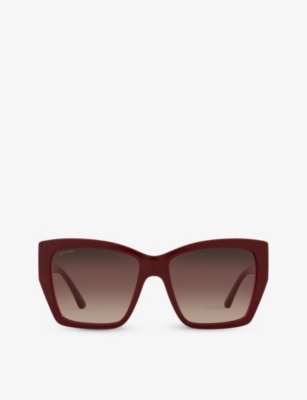 BVLGARI: BV8260 square-frame acetate sunglasses