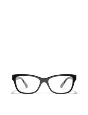 CHANEL: Rectangle Eyeglasses