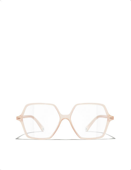 CHANEL: CH3447 square-frame acetate optical glasses