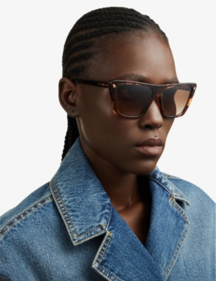 PRADA: PR 21ZS butterfly-frame acetate sunglasses