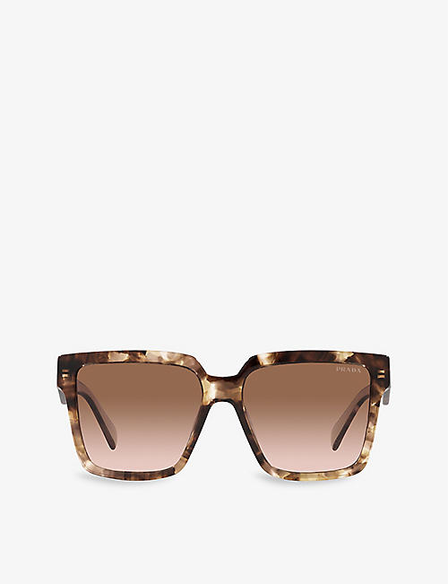 PRADA: PR 24ZS square-frame acetate sunglasses