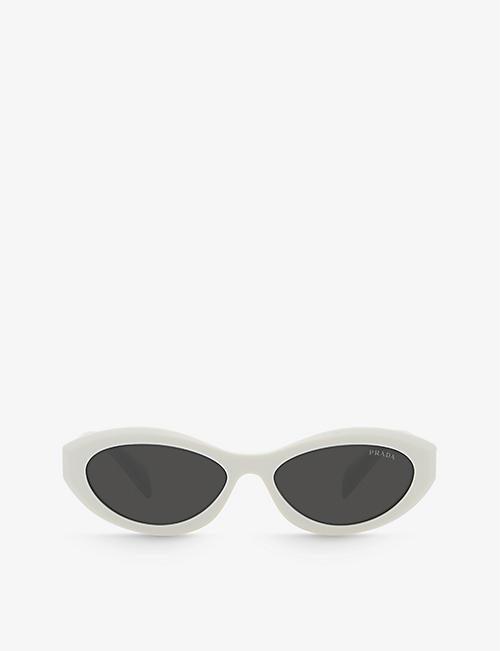 PRADA: PS 05YS rectangle-frame acetate sunglasses