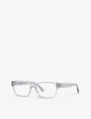 PRADA: PR 18ZV pillow-frame acetate optical glasses