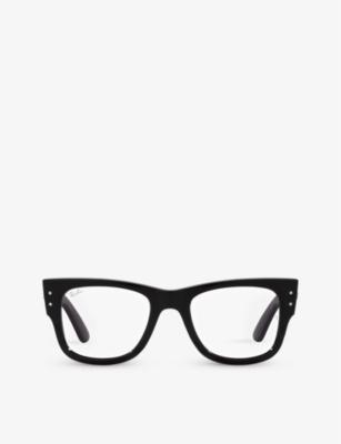 RAY-BAN: RX0840V Mega Wayfarer square-frame propionate optical glasses