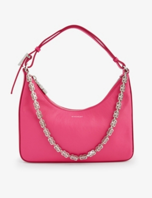 GIVENCHY Moon Cut Out small chain-embellished leather shoulder bag