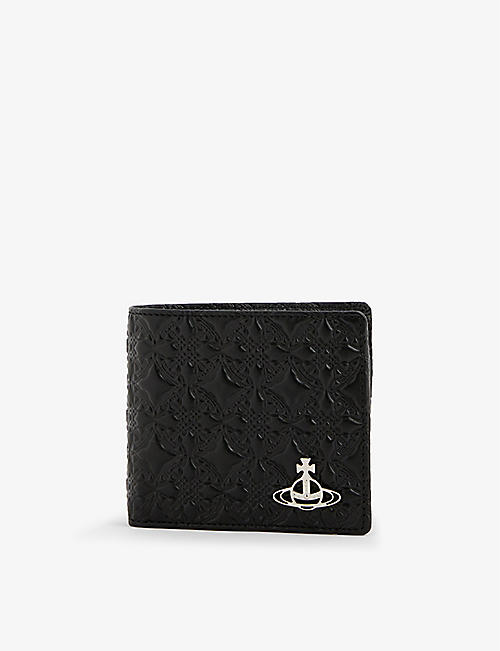 VIVIENNE WESTWOOD: Logo-embossed leather wallet