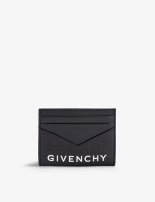 Shop Givenchy G-essentials Leather Card Holder In Black
