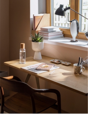 IITTALA: Meno birch and glass water bottle 0.5l