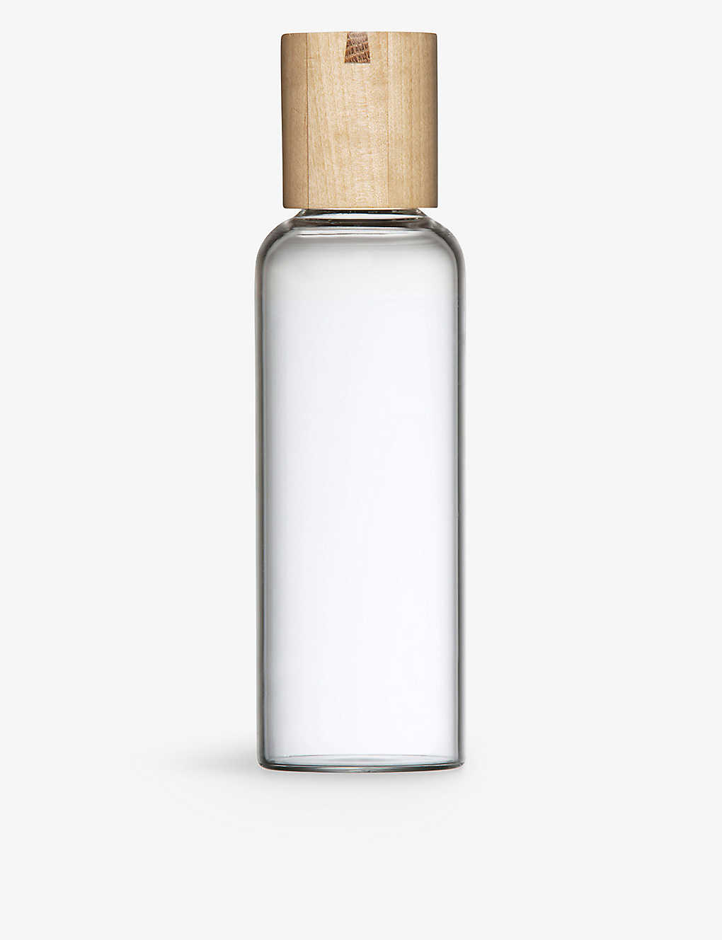 Iittala Meno Birch And Glass Water Bottle 0.5l In White