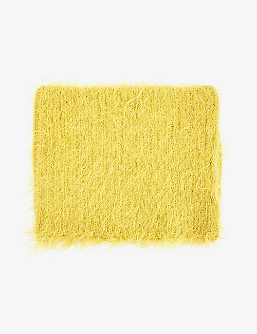 KNWLS: Precious square wool-blend beanie