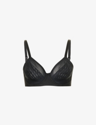 WACOAL: Elevated Allure abstract-pattern underwired stretch-woven bra