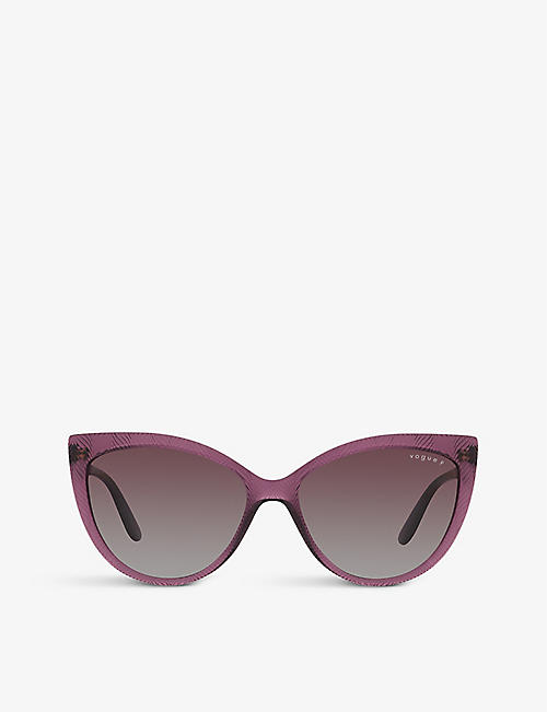 VOGUE: VO5484S polarised transparent-injected sunglasses