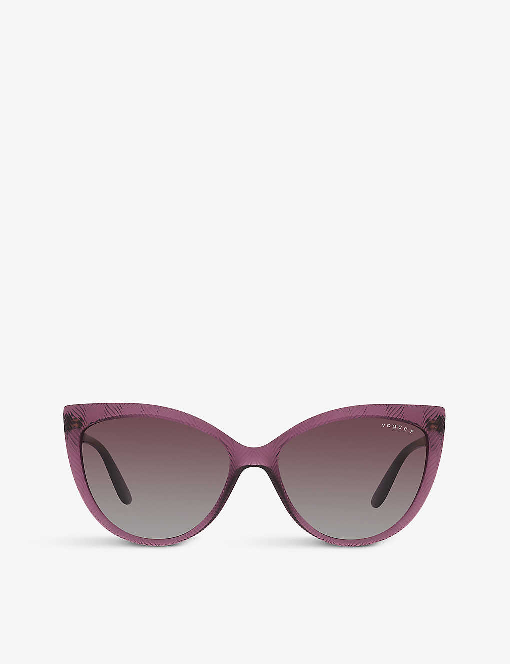 Vogue Womens Purple Vo5484s Polarised Transparent-injected Sunglasses
