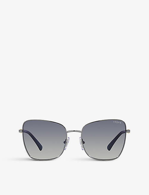 VOGUE: VO4277SB butterfly-frame metal sunglasses