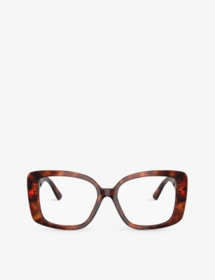 TIFFANY & CO: TF2235 tortoiseshell-pattern square-frame acetate sunglasses