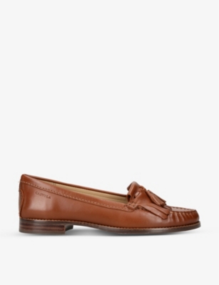 Carvela Lace-Up Leather Moccasin