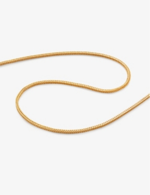 Monica Vinader Womens Yellow Gold Juno Fine 18ct Yellow Gold-plated Vermeil Recycled Sterling-silver In Yellow Gold