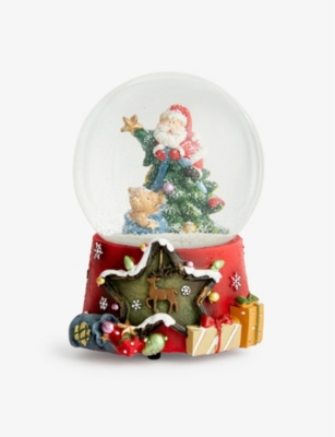 SELFRIDGES EDIT - Santa glass Christmas snow globe 15cm | Selfridges.com