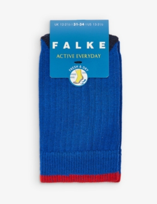 Falke Boys Yve Kids Active Everyday So Stretch-woven Blend Ankle Socks 2-13 Years