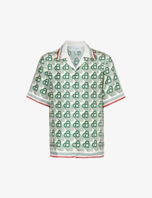 Casablanca - Heart Monogram Silk Shirt