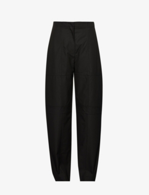Jil Sander Fluid Trousers In Black