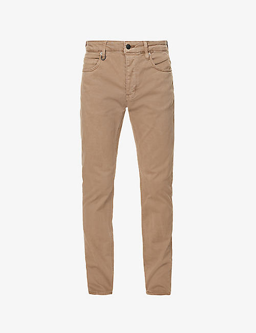NEUW: Lou regular-fit slim-leg stretch-cotton trousers