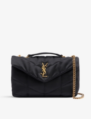 Saint Laurent Loulou Small Cotton Shoulder Bag