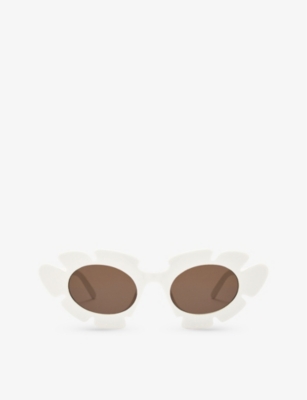 LOEWE: Loewe x Paula's Ibiza G000270X03 flower-shaped acetate sunglasses