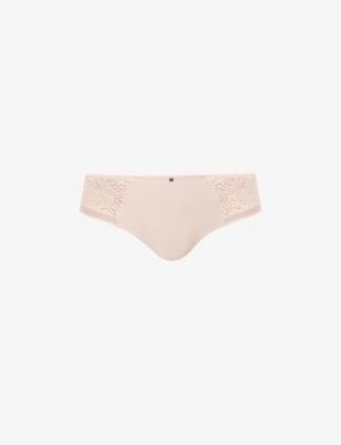 CHANTELLE Orangerie floral-embroidered stretch-lace plunge bra