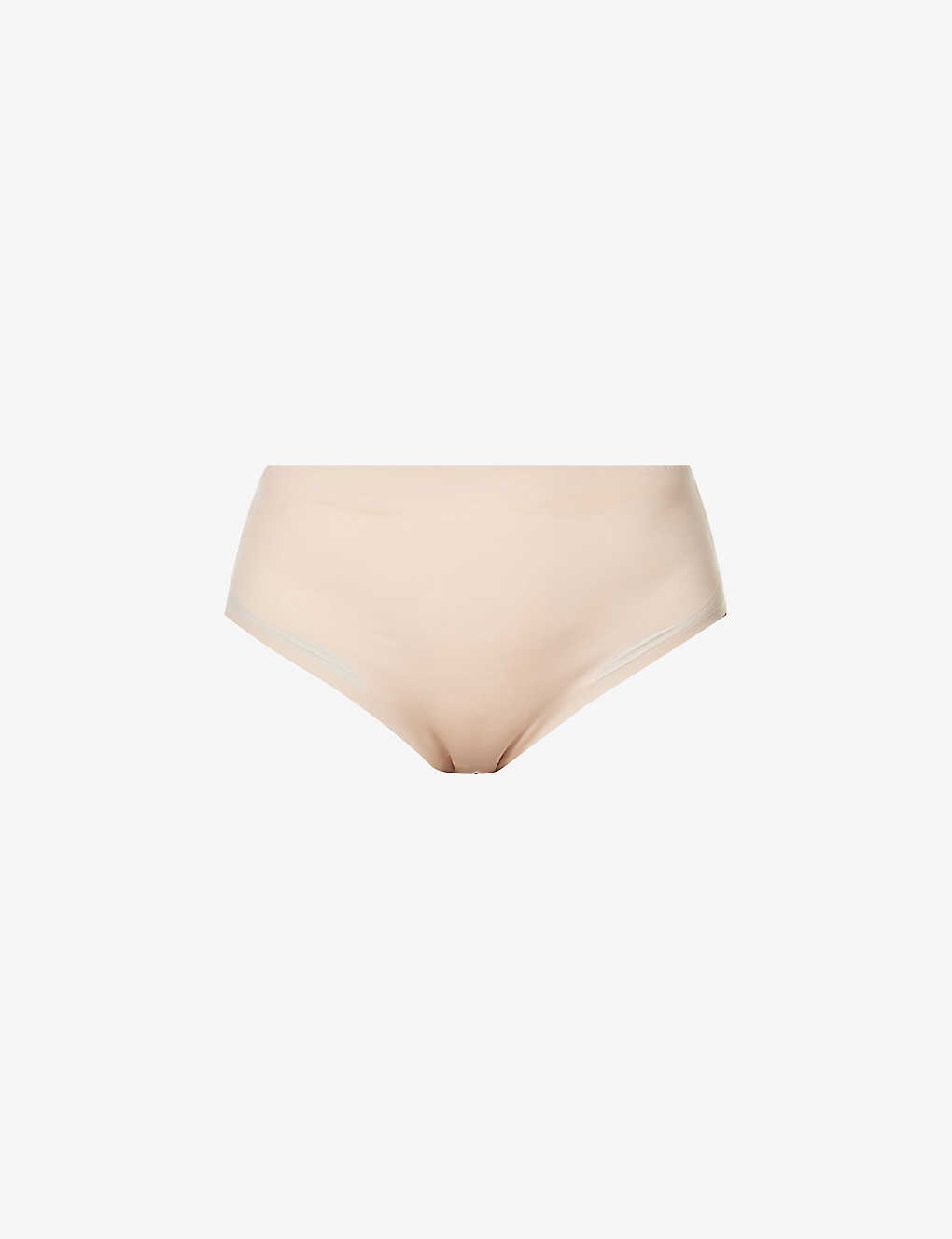 Chantelle Pure Light High-rise Stretch-woven Briefs In Nude (lingerie)