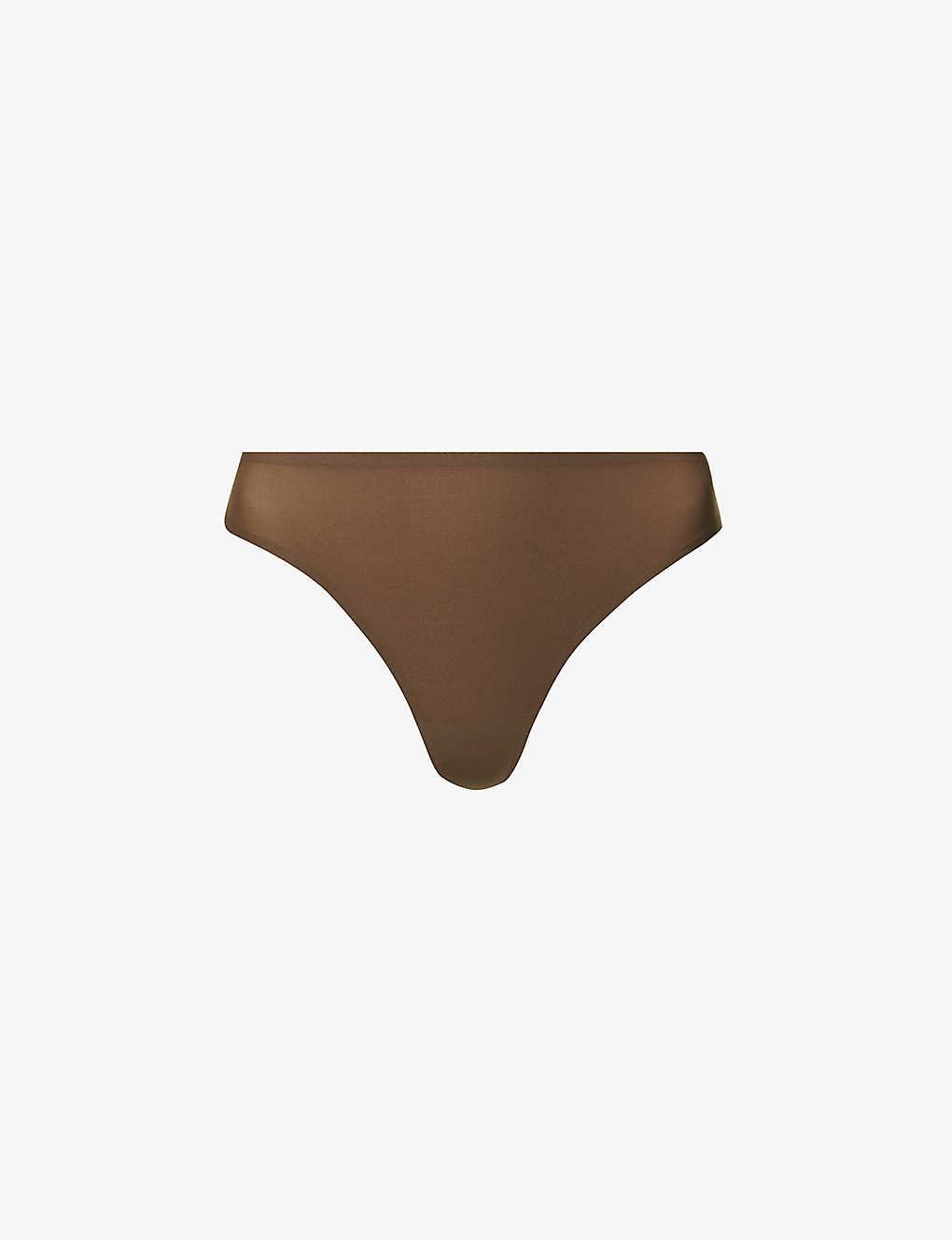 Chantelle Womens Cocoa Soft Stretch High-rise Stretch-woven Thong