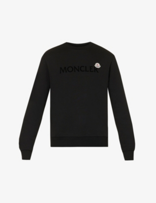 Logo patch cotton jersey t-shirt - Moncler - Men