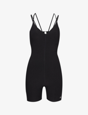 Alo Yoga Alosoft Suns Out Onesie In Black
