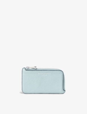 ASPINAL OF LONDON: Logo-print small grained-leather coin purse