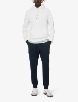 POLO RALPH LAUREN: Logo-embroidered cotton-blend jogging bottoms