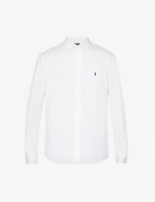 POLO RALPH LAUREN: Rio logo-patch regular-fit cotton-jersey shirt