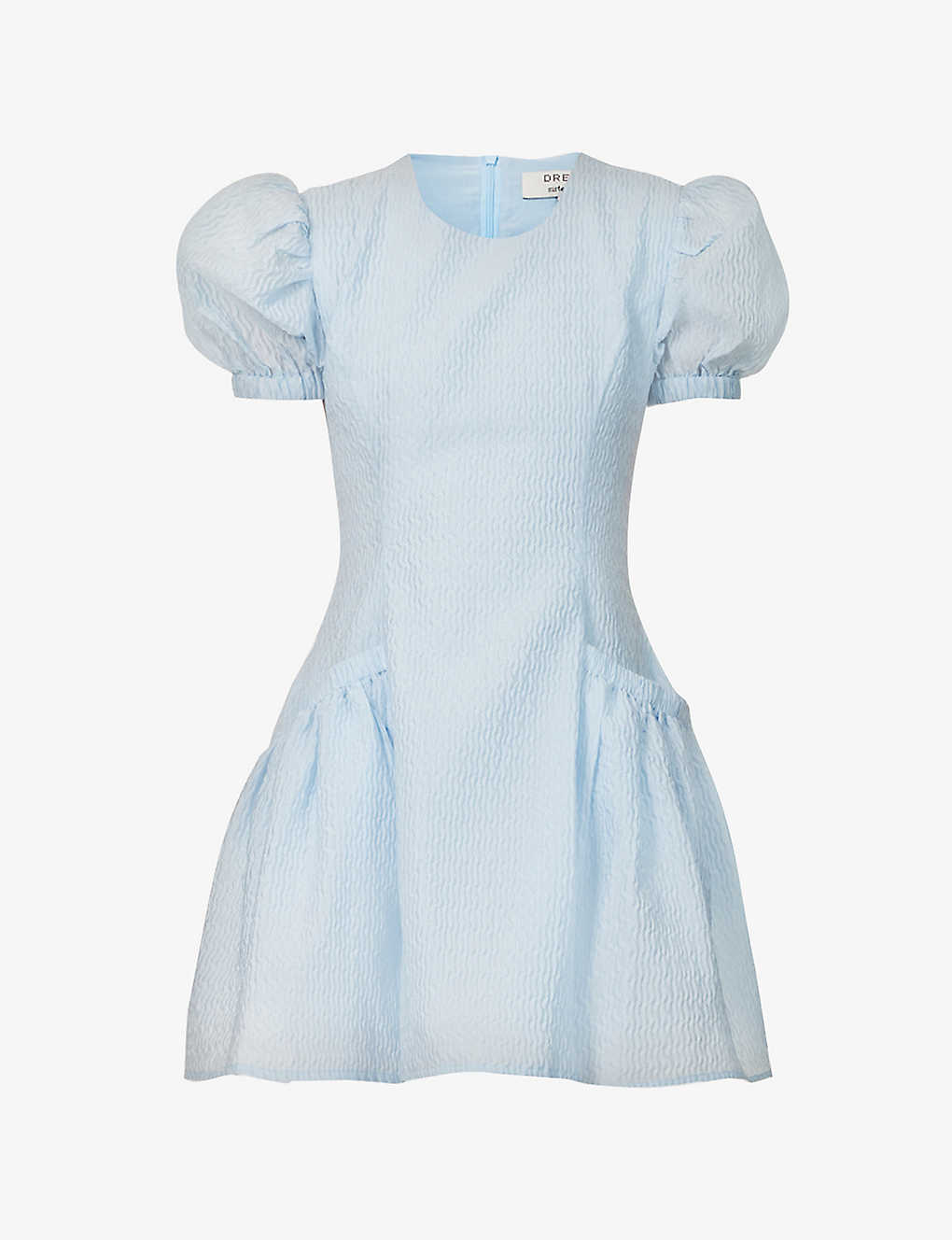 SISTER JANE Lotte puff-sleeved woven mini dress