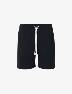 ACNE STUDIOS FORGE FACE BRAND-PATCH COTTON-JERSEY SHORTS,67273851