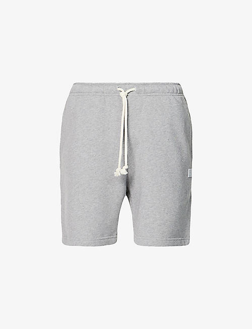 ACNE STUDIOS: Forge Face brand-patch cotton-jersey shorts