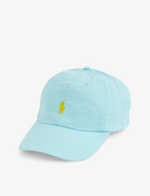 Polo Ralph Lauren Mens Island Aqua Classic Logo-embroidered Six-panel Cotton Baseball Cap