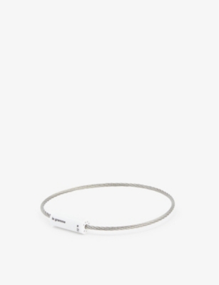LE GRAMME: Le 5g sterling-silver and ceramic bracelet