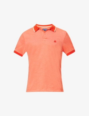 Vilebrequin Men's Coquelicot Logo-embroidered Regular-fit Cotton-piqué Polo Shirt
