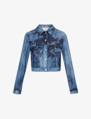 Loewe pixelated discount denim jacket