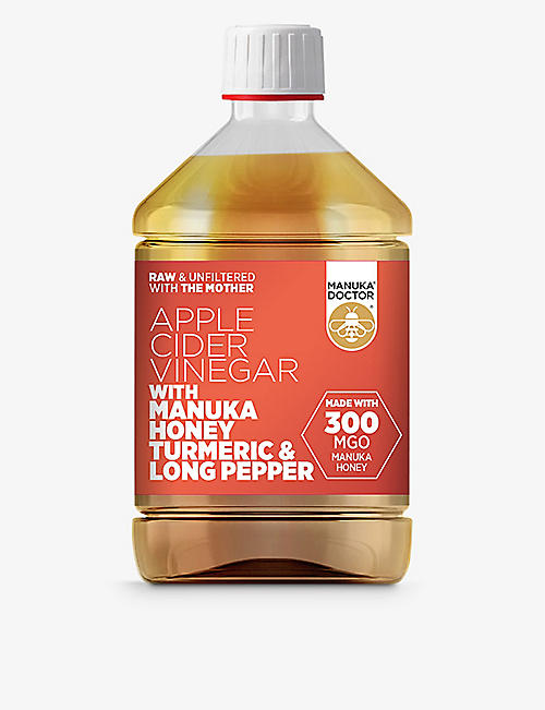 MANUKA DOCTOR: Apple cider vinegar with manuka honey, turmeric and long pepper 500ml