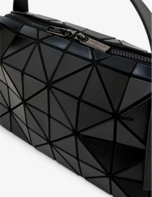 Bao Bao Issey Miyake Womens Matte Black Boston Pvc Shoulder Bag