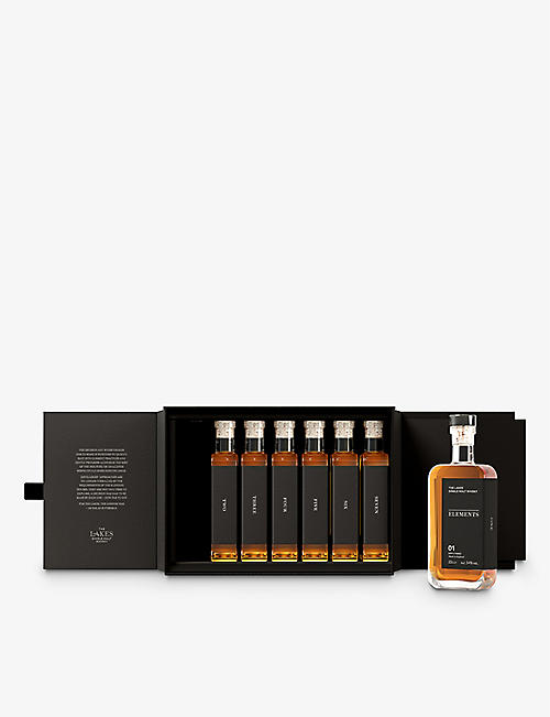 THE LAKES DISTILLERY: Elements 7-piece single-malt whisky set 200ml