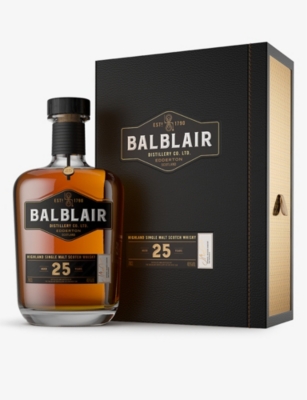 BALBLAIR: Balblair 25-year-old single-malt Scotch whisky 700ml
